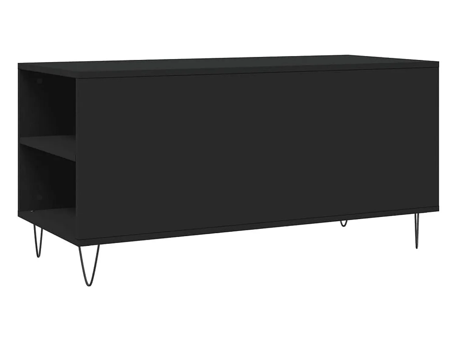 Online Mesa de centro | Mesa de apoio 102x44.5x50 cm derivados de madeira Preto