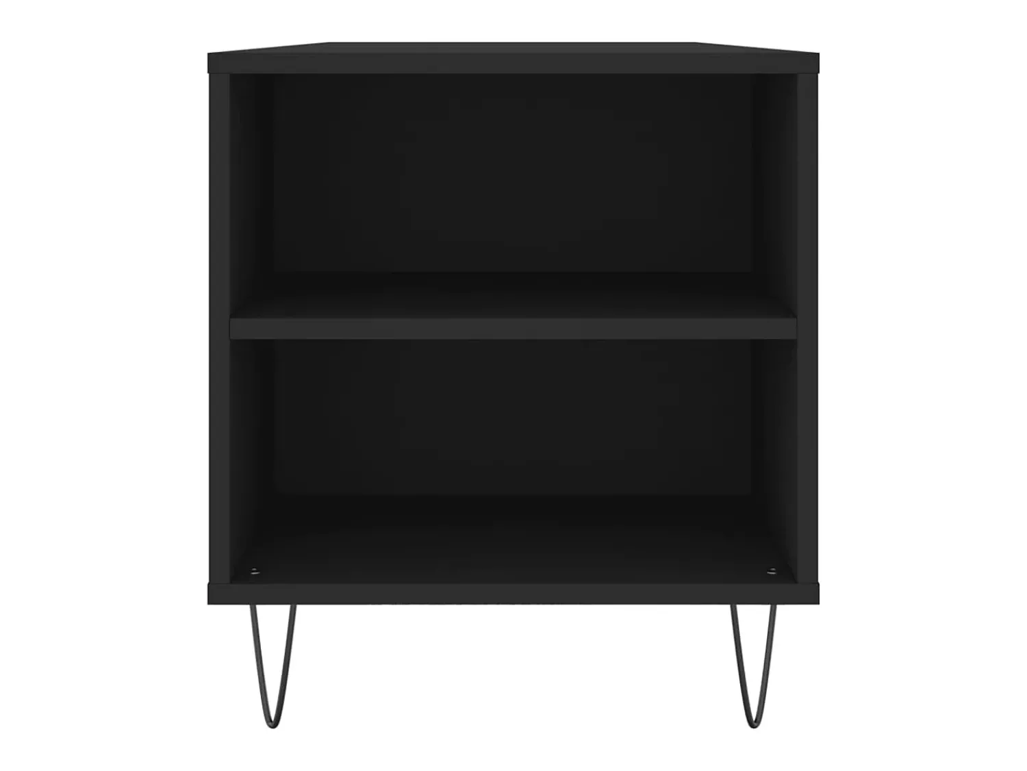 Online Mesa de centro | Mesa de apoio 102x44.5x50 cm derivados de madeira Preto