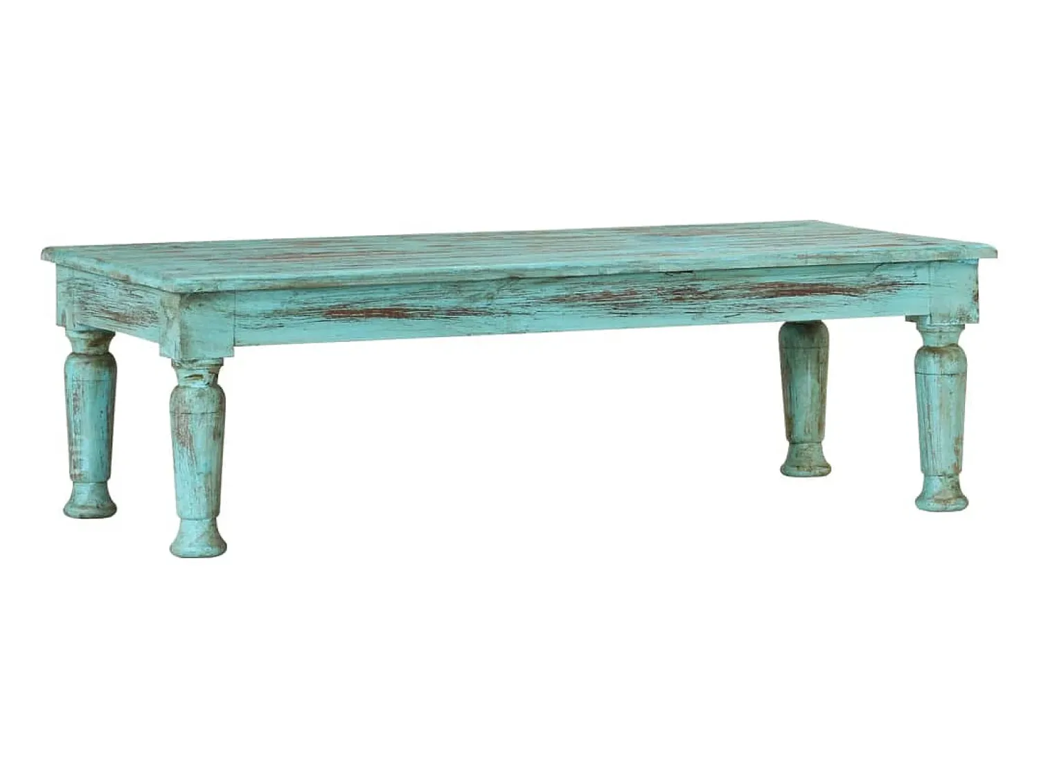 Mesa De Centro* Mesa de centro | Mesa de apoio | Mesa de café 110x50x34 cm madeira recuperada maciça Multicor