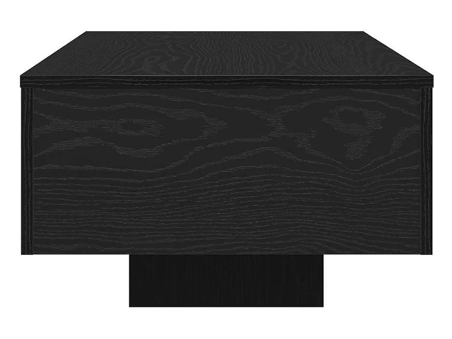 Mesa De Centro* Mesa de centro | Mesa de apoio Carvalho 100x49.5x31 cm Preto