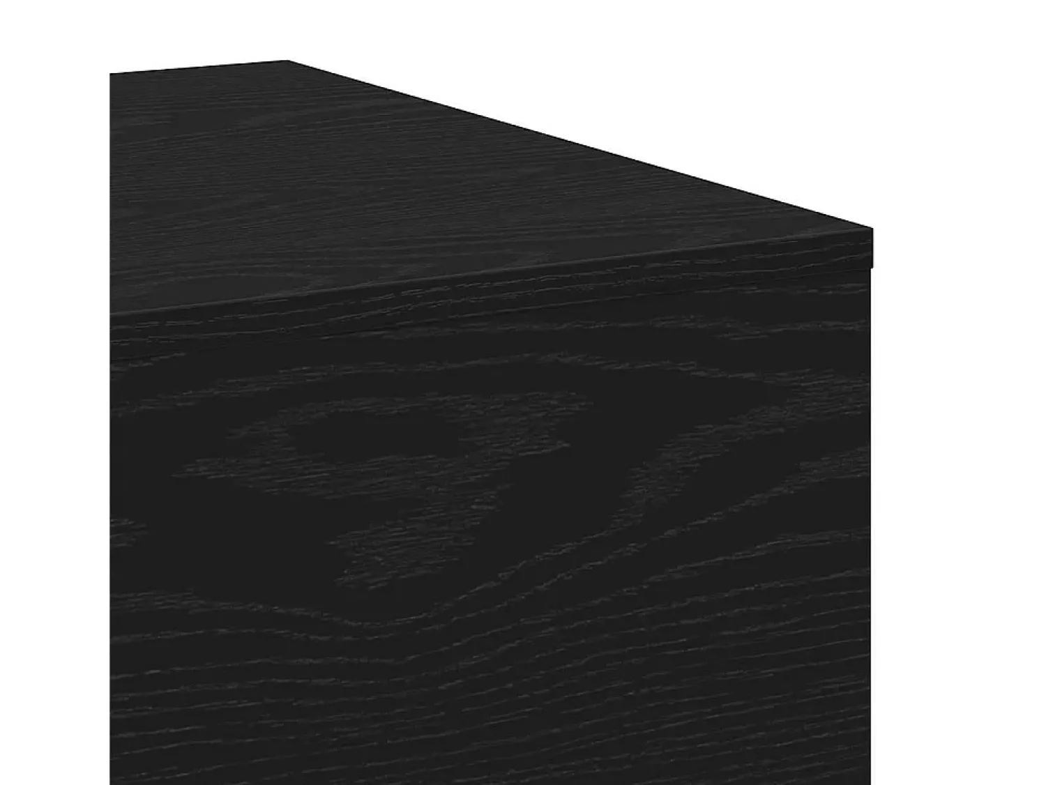 Mesa De Centro* Mesa de centro | Mesa de apoio Carvalho 100x49.5x31 cm Preto