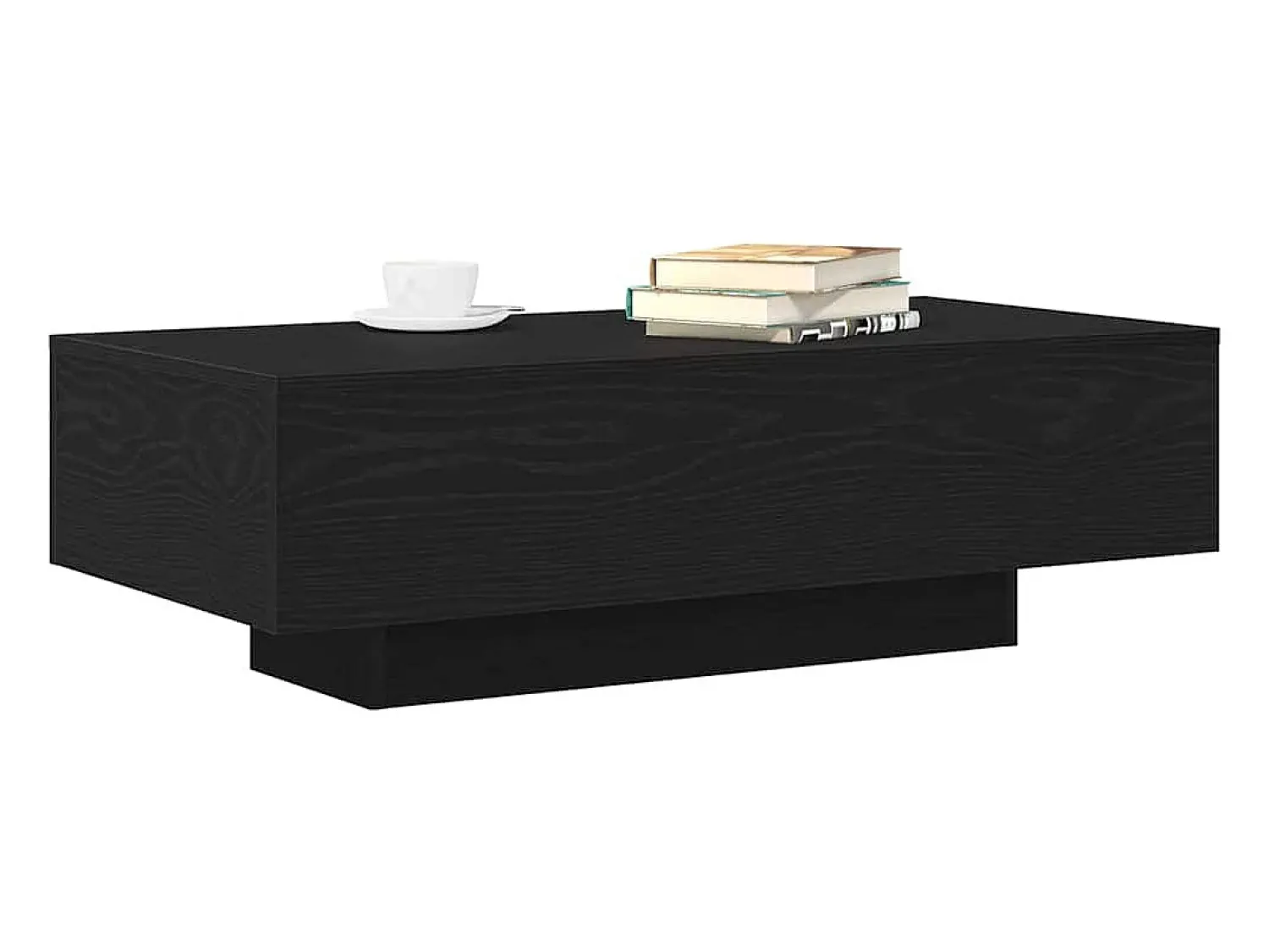 Mesa De Centro* Mesa de centro | Mesa de apoio Carvalho 100x49.5x31 cm Preto