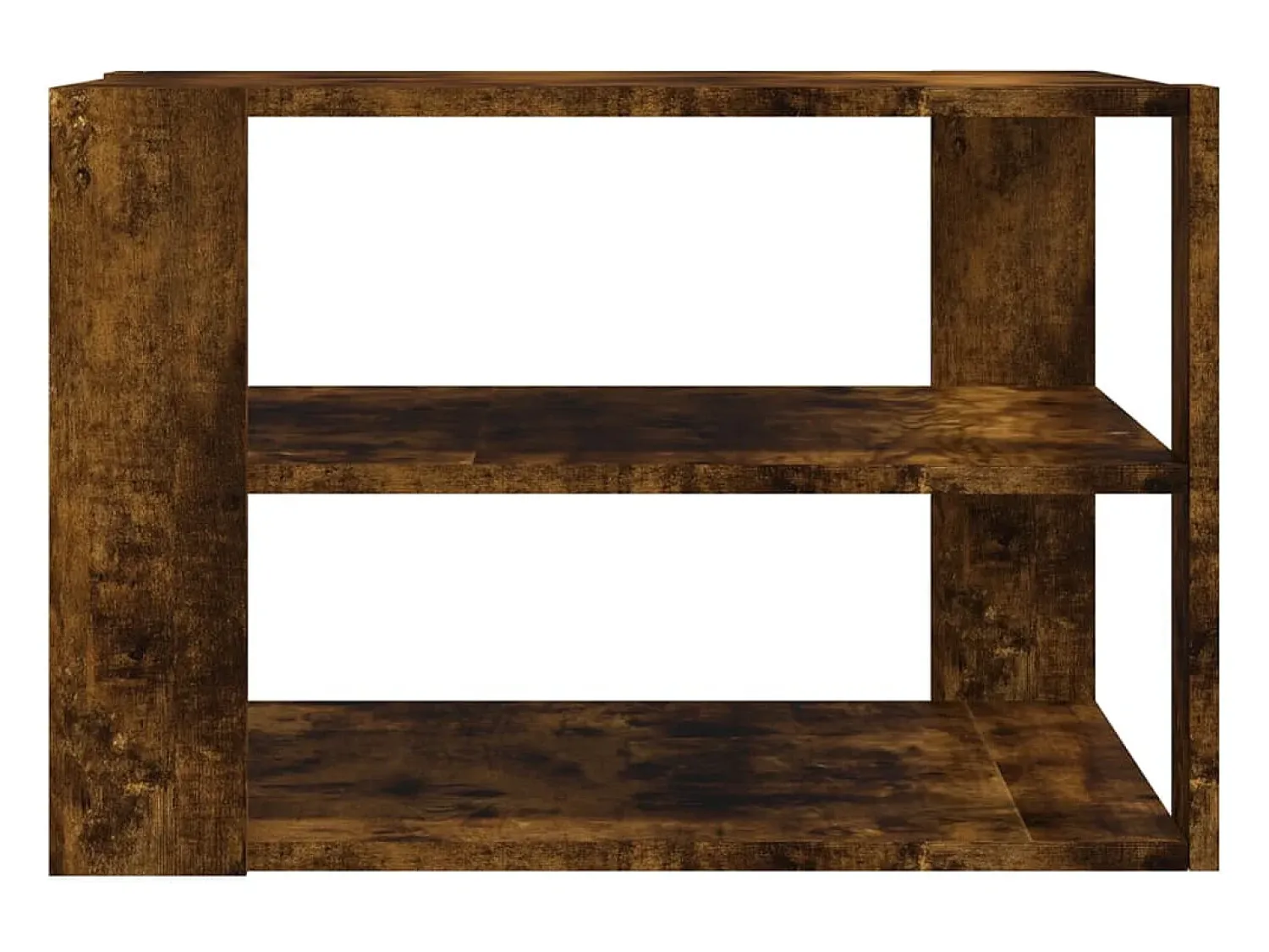 Mesa De Centro* Mesa de centro | Mesa de apoio 59.5x59.5x40cm derivados madeira carvalho fumado Castanho
