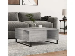 Mesa de centro | Mesa de apoio 80x80x36.5 cm derivados madeira sonoma^ Mesa De Centro