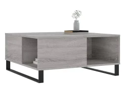 Mesa de centro | Mesa de apoio 80x80x36.5 cm derivados madeira sonoma^ Mesa De Centro