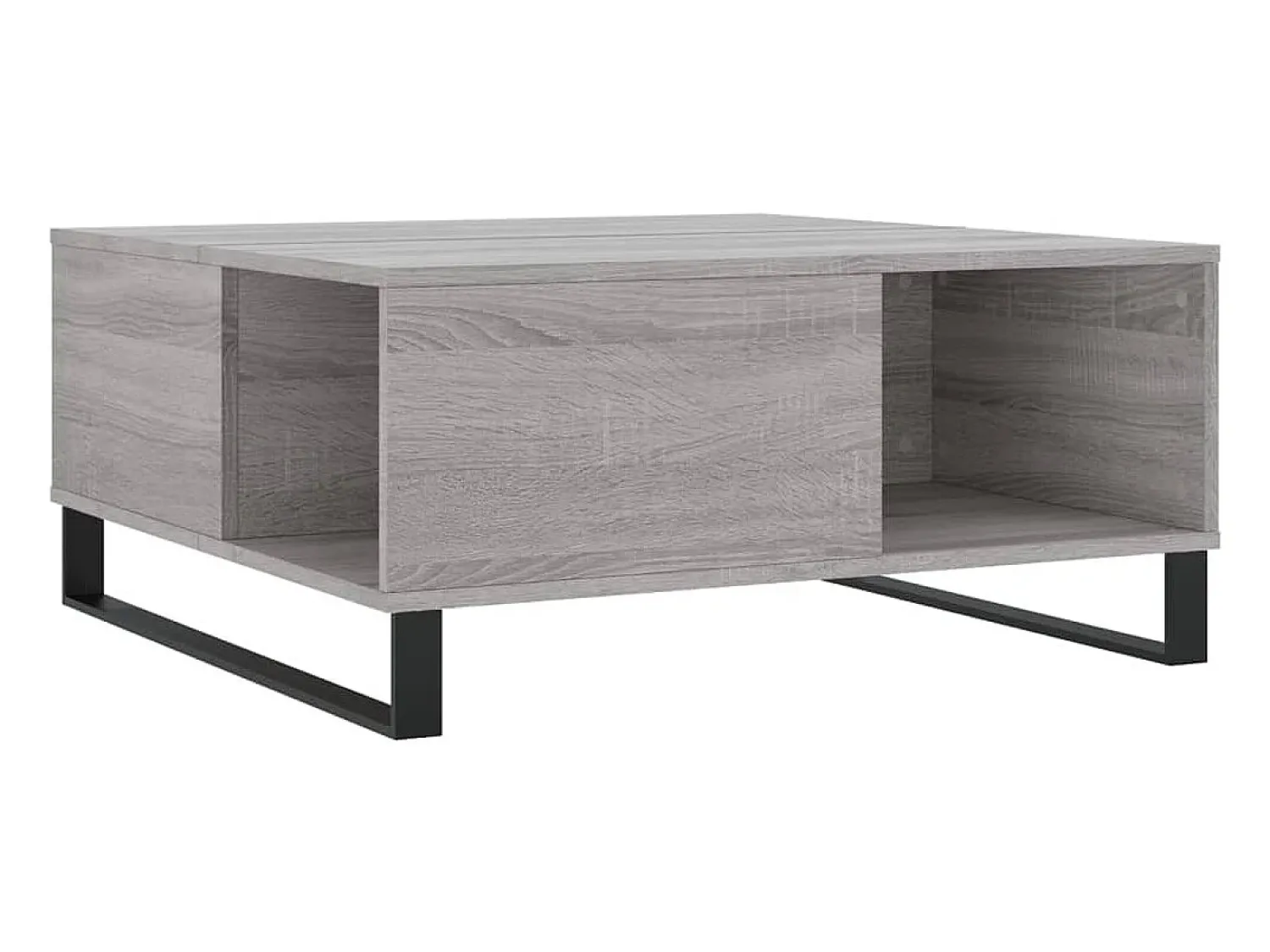Mesa de centro | Mesa de apoio 80x80x36.5 cm derivados madeira sonoma^ Mesa De Centro