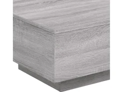 Mesa De Centro* Mesa de centro | Mesa de apoio 55x55x31 cm derivados de madeira sonoma Cinzento