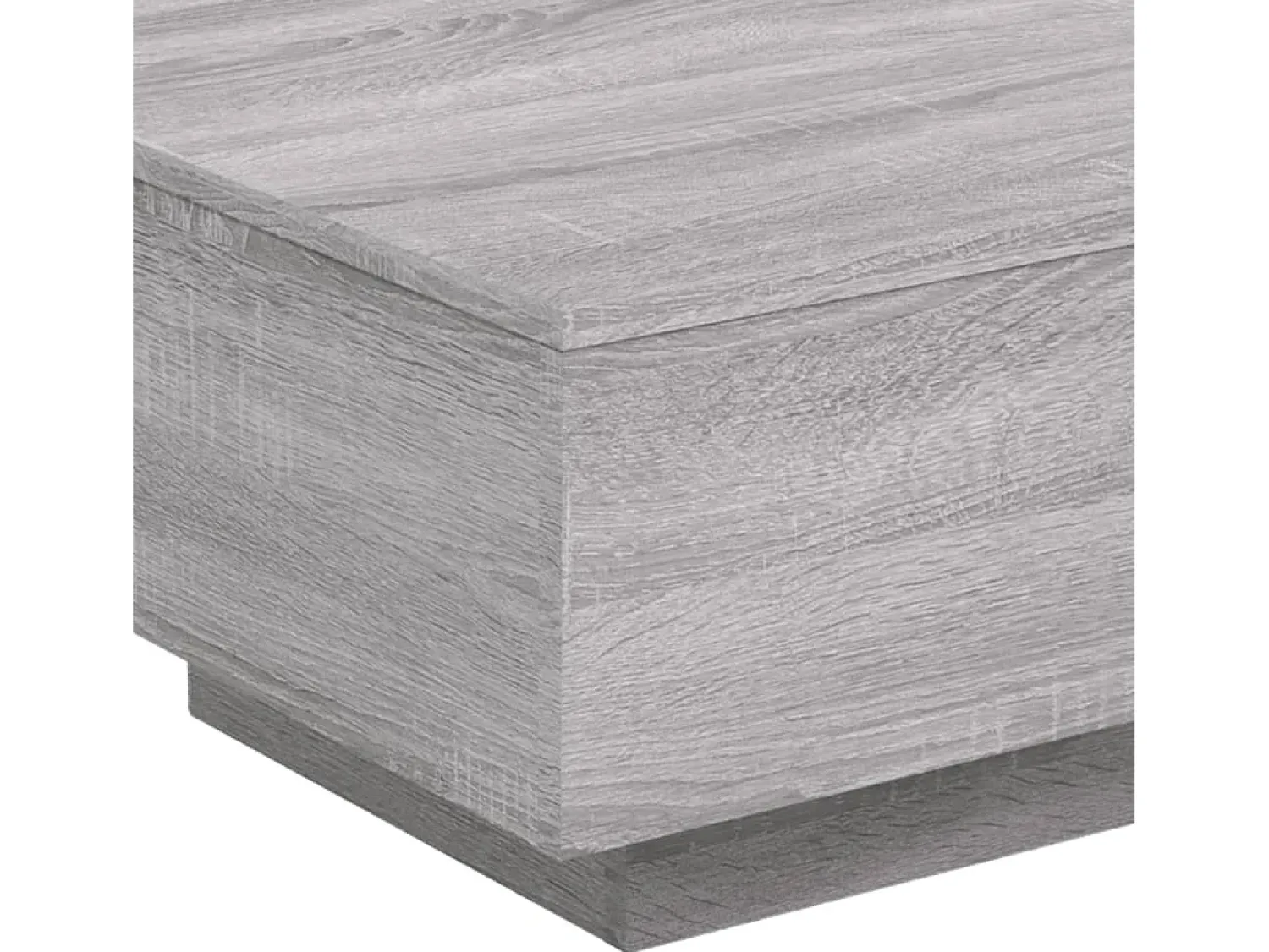 Mesa De Centro* Mesa de centro | Mesa de apoio 55x55x31 cm derivados de madeira sonoma Cinzento