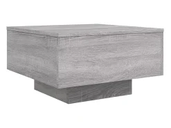 Mesa De Centro* Mesa de centro | Mesa de apoio 55x55x31 cm derivados de madeira sonoma Cinzento