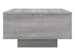 Mesa De Centro* Mesa de centro | Mesa de apoio 55x55x31 cm derivados de madeira sonoma Cinzento