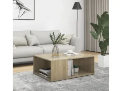 Mesa de centro | Mesa de apoio 90x67x33 cm derivados de madeira carvalho sonoma^ Mesa De Centro