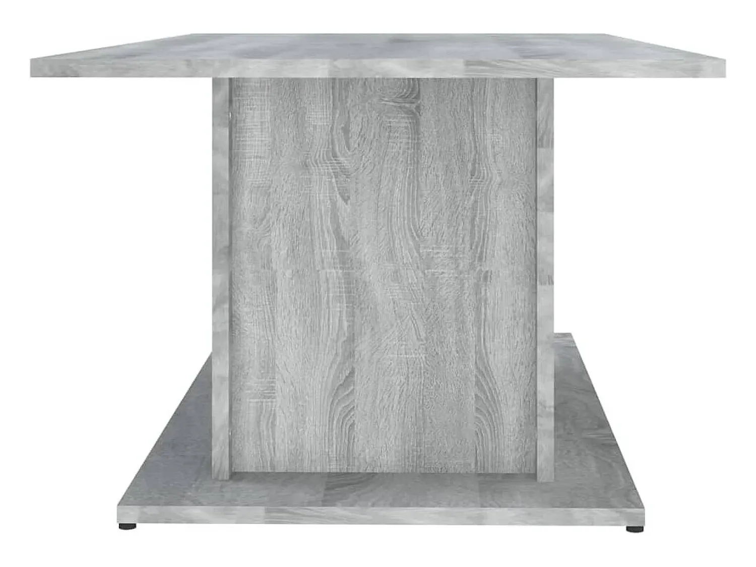 Mesa De Centro* Mesa de centro | Mesa de apoio 102x55.5x40 cm derivados de madeira cinza sonoma Cinzento