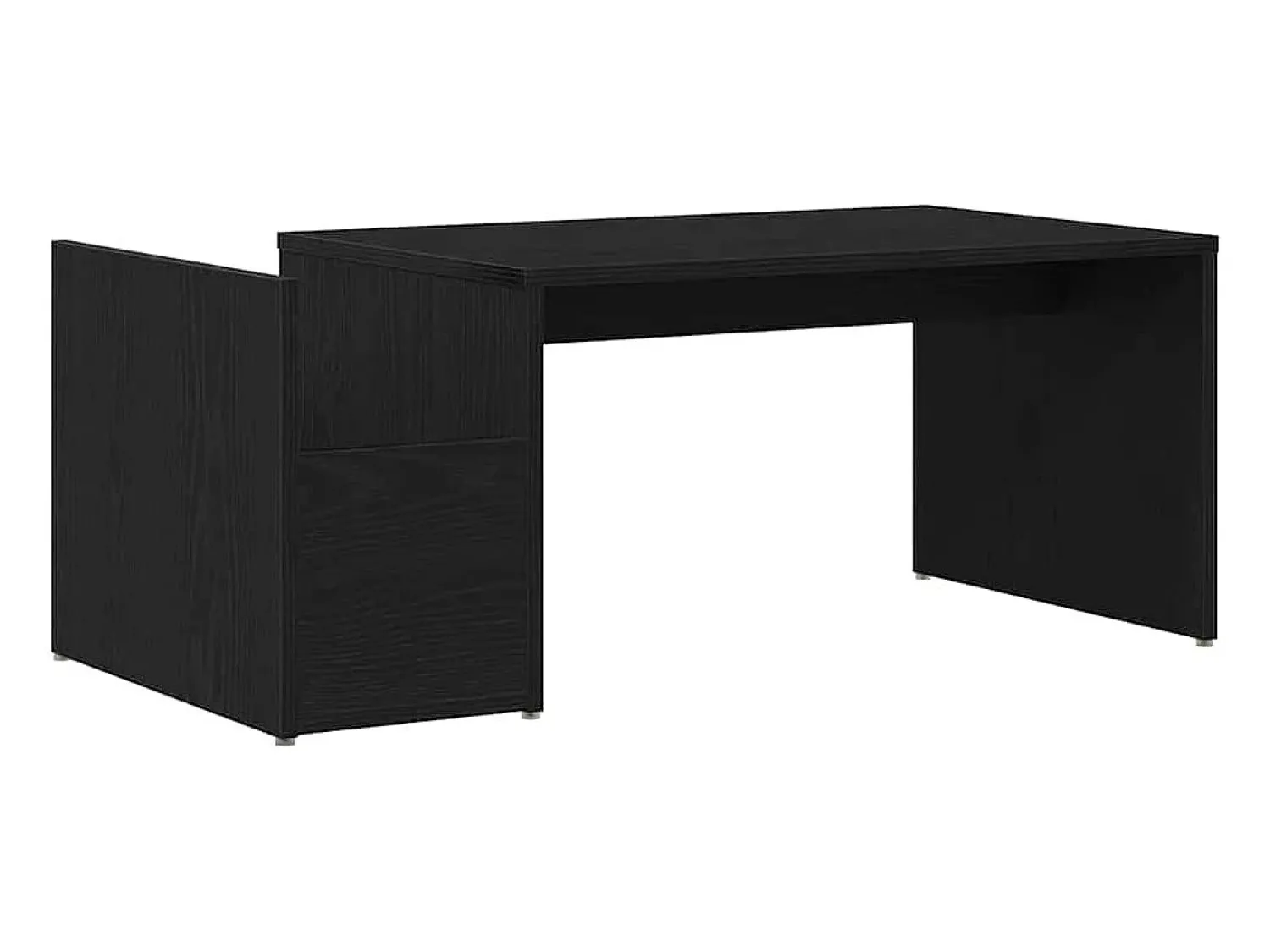 Best Mesa de centro | Mesa de apoio Carvalho 90x45x35 cm Preto