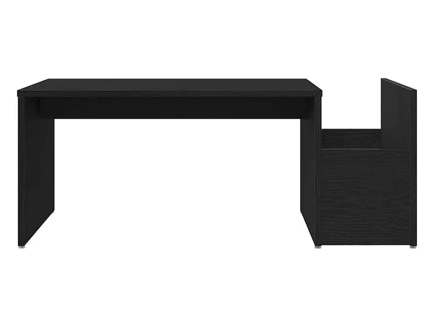 Best Mesa de centro | Mesa de apoio Carvalho 90x45x35 cm Preto