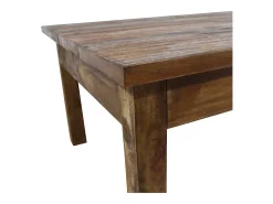 Online Mesa de centro | Mesa de apoio madeira de mogno maciça 96x73x45 cm Castanho