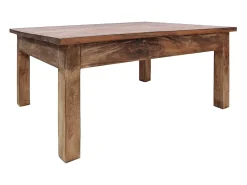 Online Mesa de centro | Mesa de apoio madeira de mogno maciça 96x73x45 cm Castanho