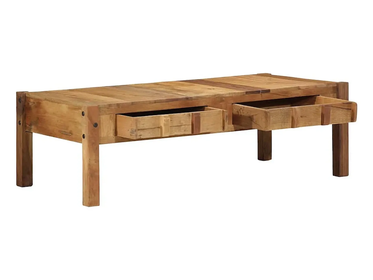 Mesa De Centro| Mesa de centro | Mesa de apoio | Mesa de café com gaveta 110x55x35 cm Castanho