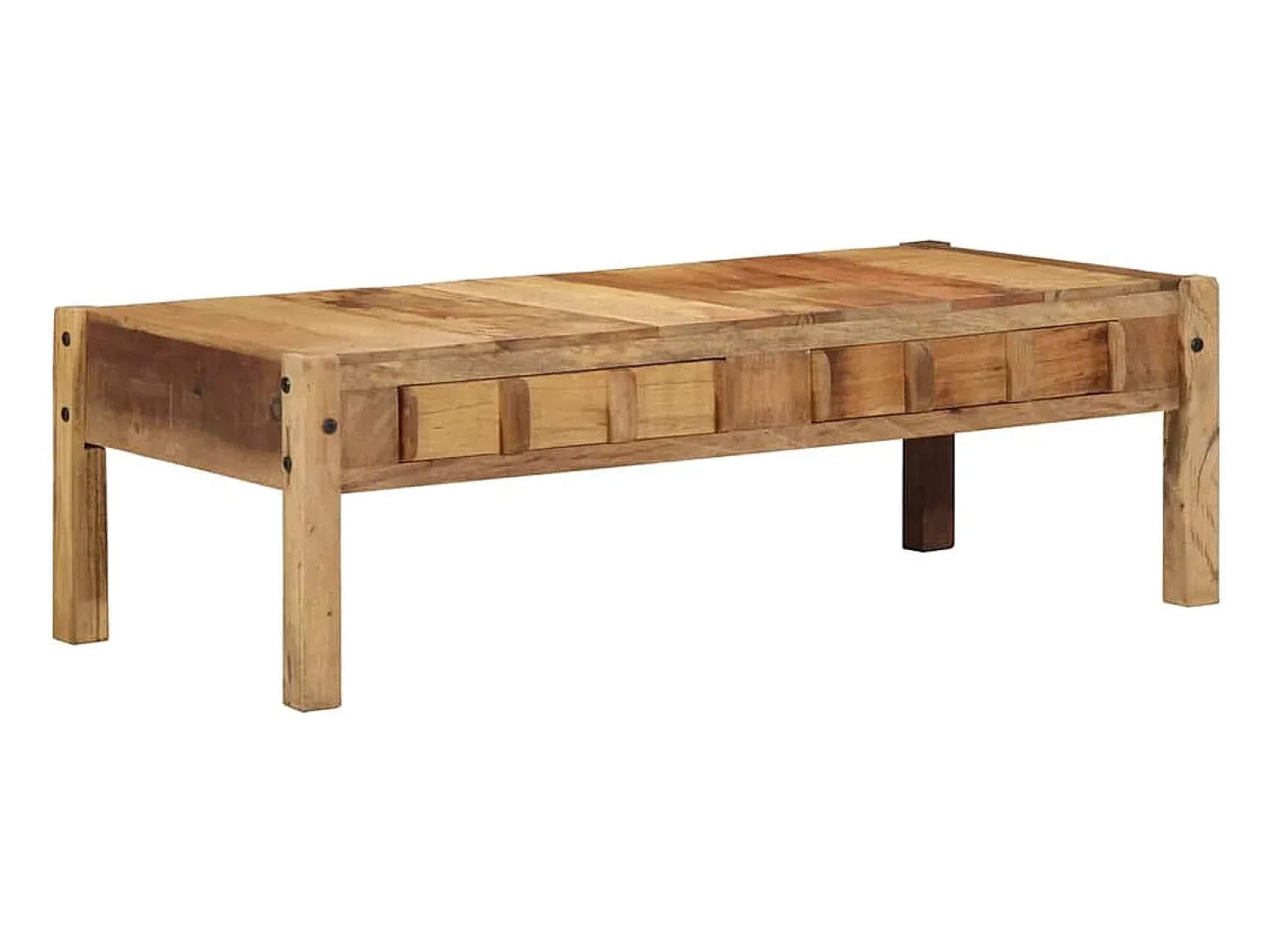 Mesa De Centro| Mesa de centro | Mesa de apoio | Mesa de café com gaveta 110x55x35 cm Castanho
