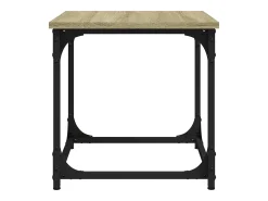 Mesa de centro | Mesa de apoio 40x40x40 cm derivados de madeira carvalho sonoma^ Mesa De Centro