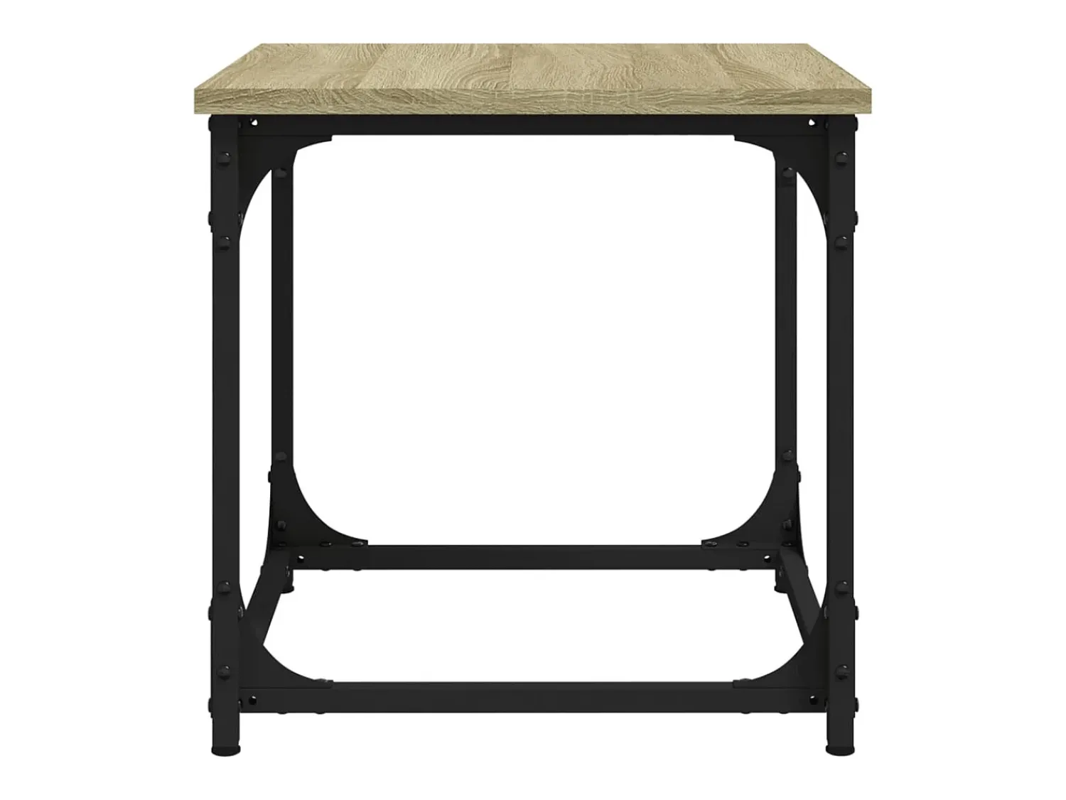 Mesa de centro | Mesa de apoio 40x40x40 cm derivados de madeira carvalho sonoma^ Mesa De Centro