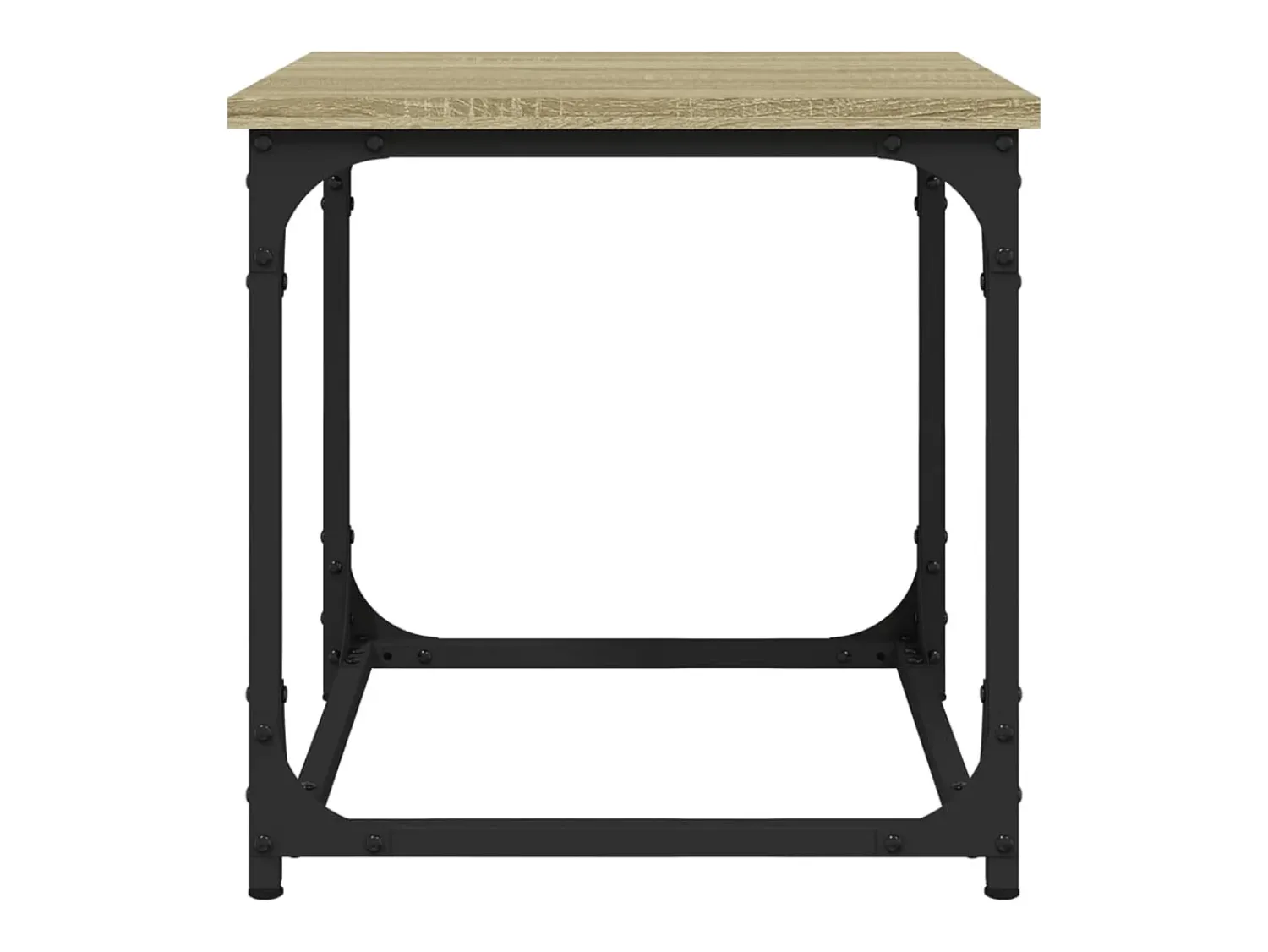 Mesa de centro | Mesa de apoio 40x40x40 cm derivados de madeira carvalho sonoma^ Mesa De Centro