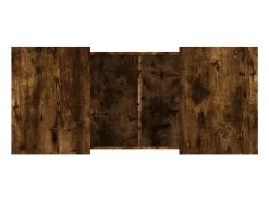 Mesa de centro | Mesa de apoio 80x55x40 cm derivados de madeira carvalho fumado^ Mesa De Centro
