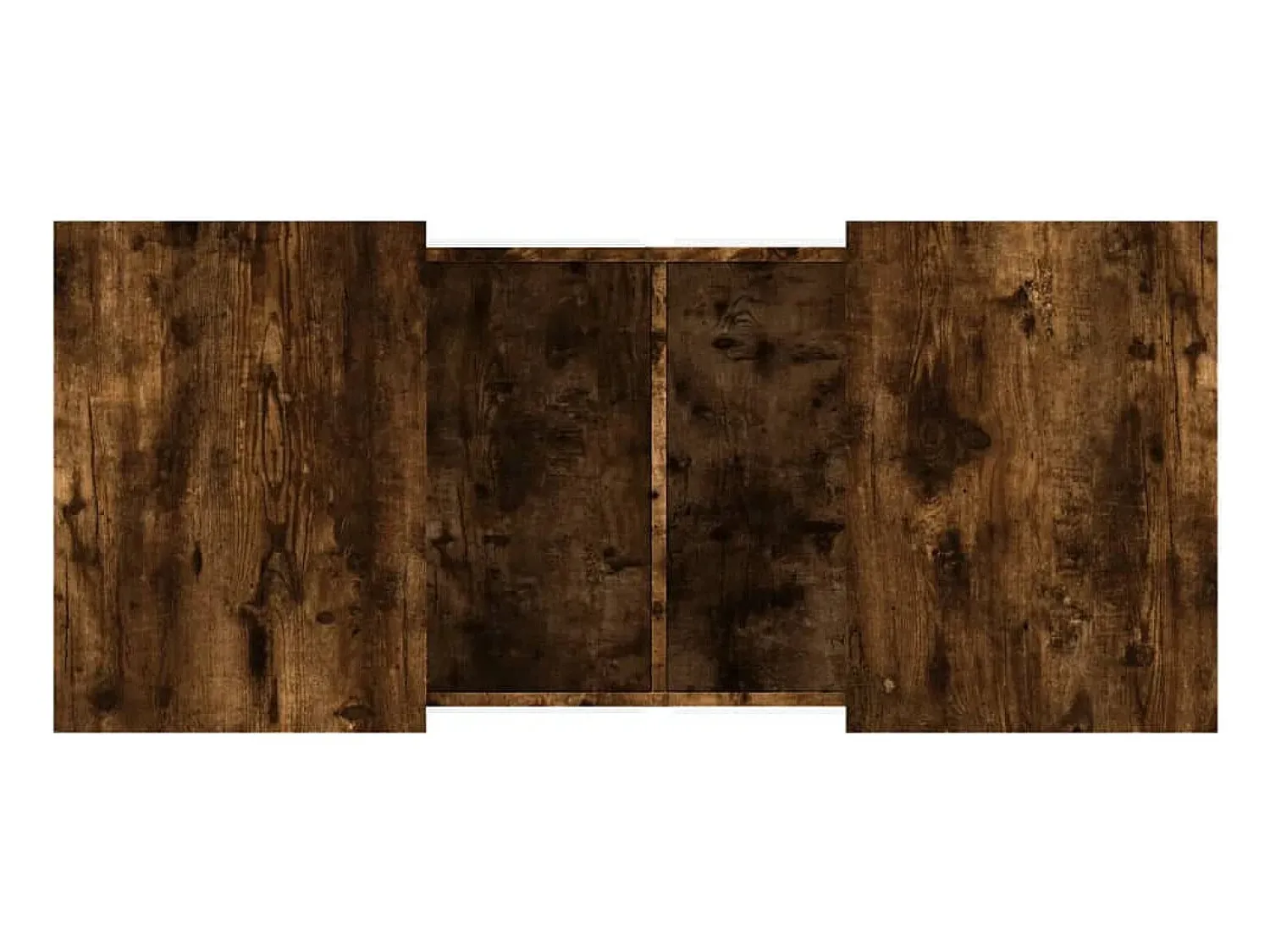Mesa de centro | Mesa de apoio 80x55x40 cm derivados de madeira carvalho fumado^ Mesa De Centro