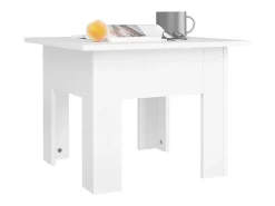 Mesa De Centro* Mesa de centro | Mesa de apoio 55x55x42cm derivados de madeira Branco