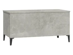 Mesa De Centro| Mesa de centro | Mesa de apoio 90x44.5x45 derivados de madeira cimento Cinzento