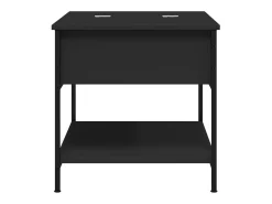 Mesa De Centro* Mesa de centro | Mesa de apoio 70x50x50 cm derivados de madeira/metal Preto