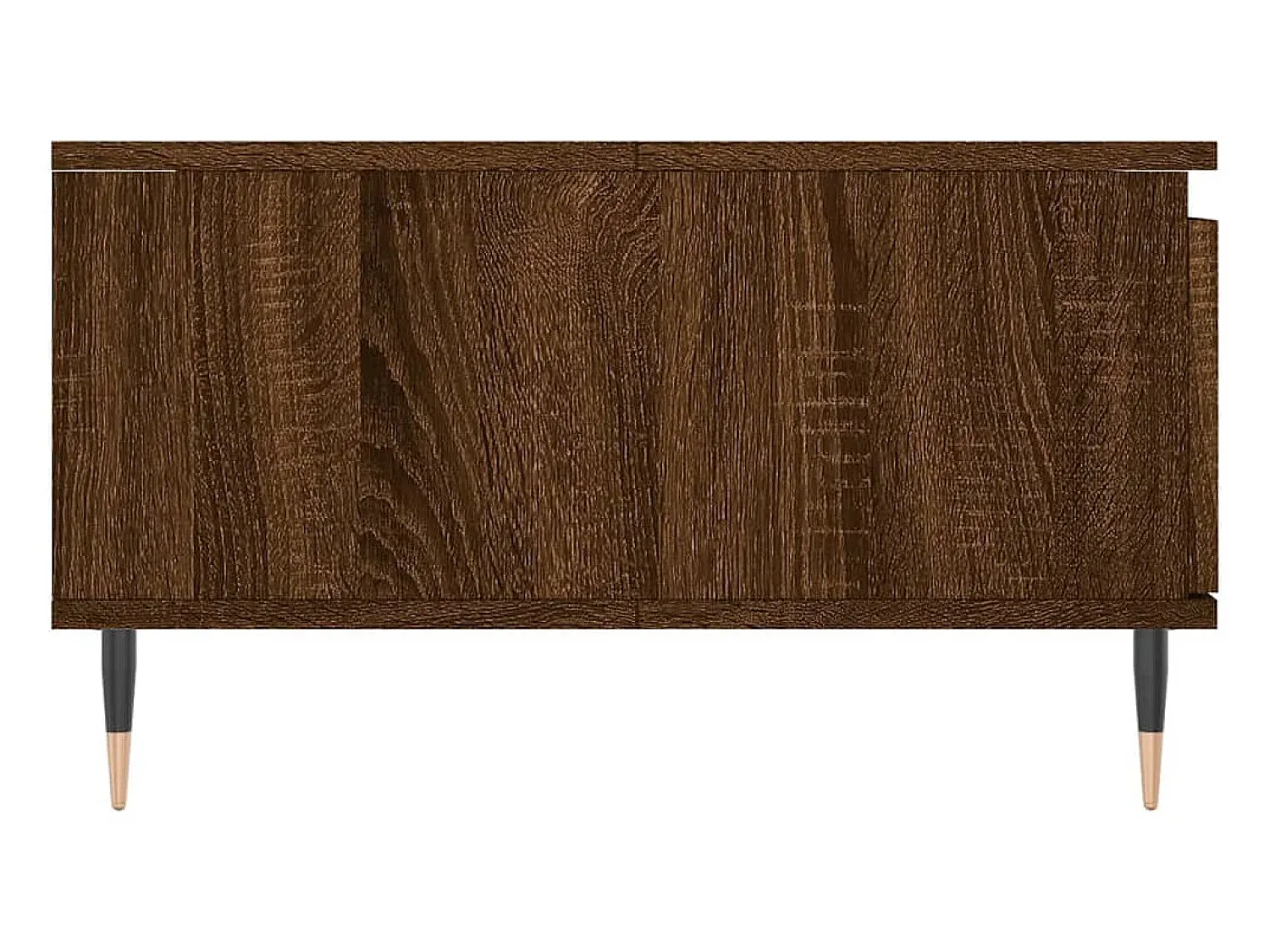 Mesa De Centro* Mesa de centro | Mesa de apoio 90x60x35 cm derivados madeira carvalho Castanho