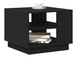 Mesa De Centro| Mesa de centro | Mesa de apoio Carvalho 55x55x42 cm Preto