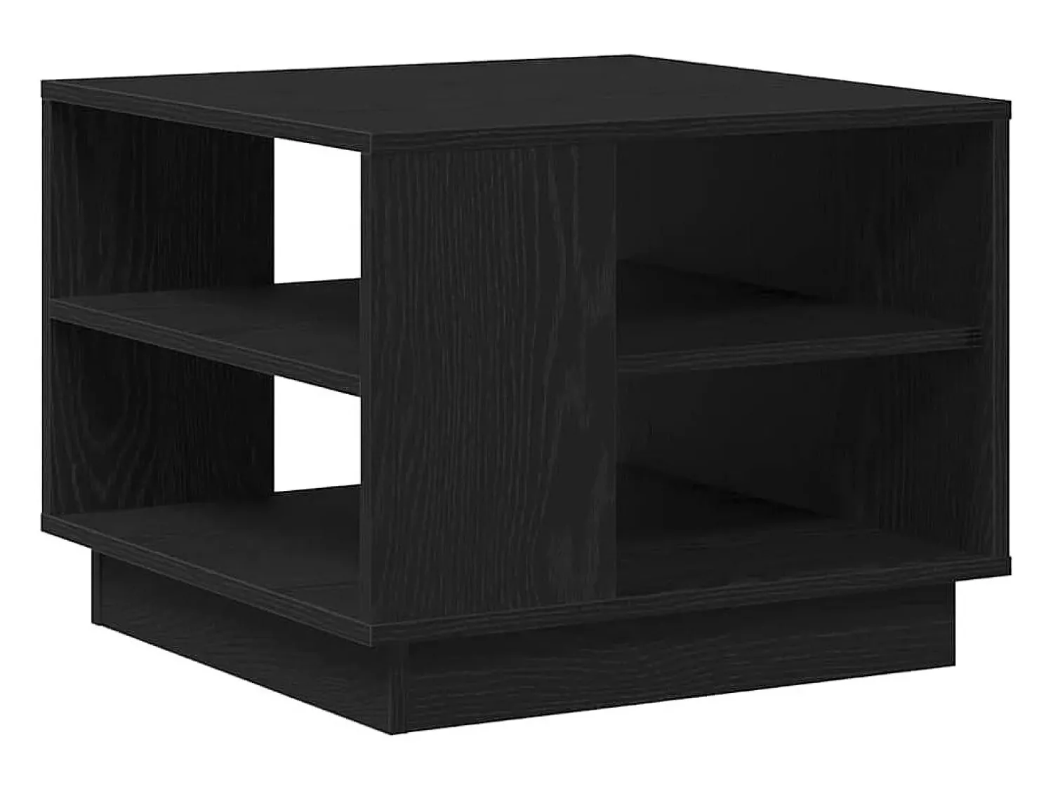 Mesa De Centro| Mesa de centro | Mesa de apoio Carvalho 55x55x42 cm Preto