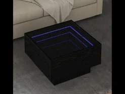Discount Mesa de centro | Mesa de apoio Carvalho 50x50x30 cm Preto