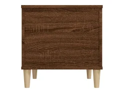 Mesa de centro | Mesa de apoio 60x44.5x45 cm derivados madeira carvalho^ Mesa De Centro