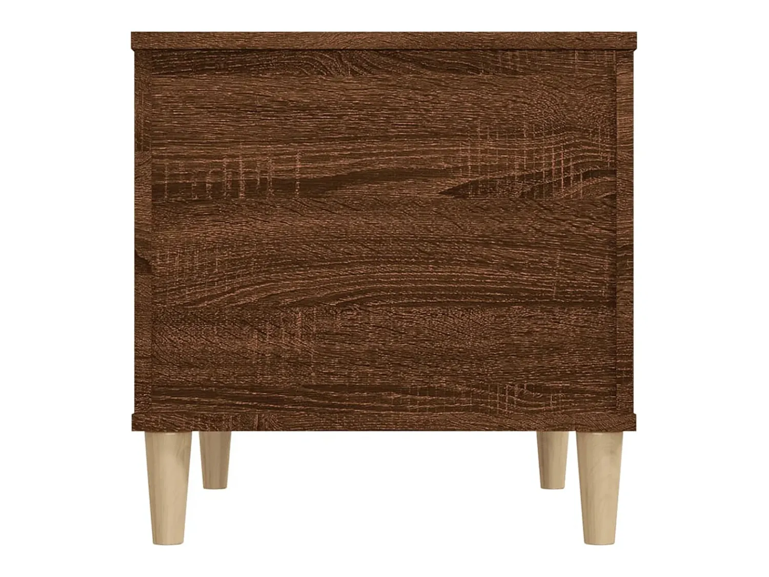 Mesa de centro | Mesa de apoio 60x44.5x45 cm derivados madeira carvalho^ Mesa De Centro