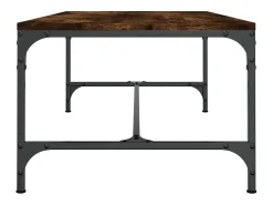 Sale Mesa de centro | Mesa de apoio 100x50x35 cm derivados madeira carvalho fumado Castanho
