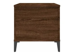 Mesa De Centro* Mesa de centro | Mesa de apoio 90x44.5x45 cm derivados madeira carvalho Castanho