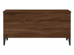 Mesa De Centro* Mesa de centro | Mesa de apoio 90x44.5x45 cm derivados madeira carvalho Castanho