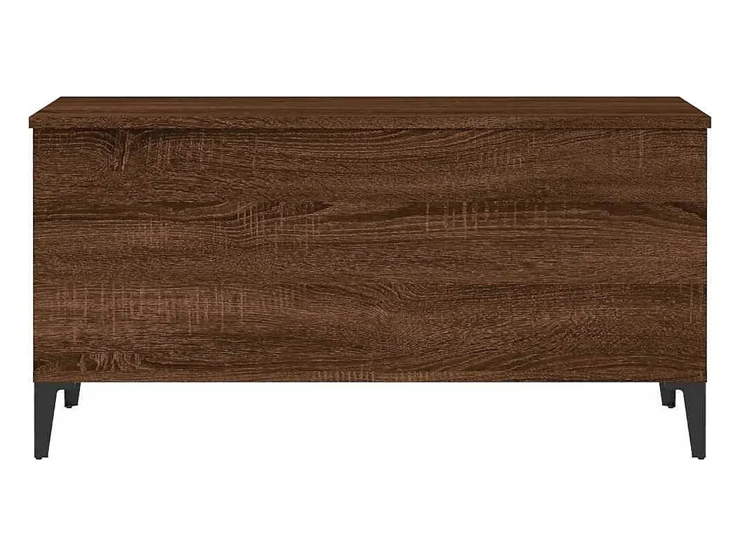 Mesa De Centro* Mesa de centro | Mesa de apoio 90x44.5x45 cm derivados madeira carvalho Castanho