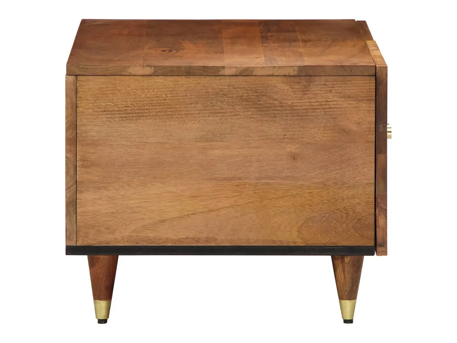 Hot Mesa de centro | Mesa de apoio | Mesa de café 80x50x40 cm madeira de mangueira maciça Castanho