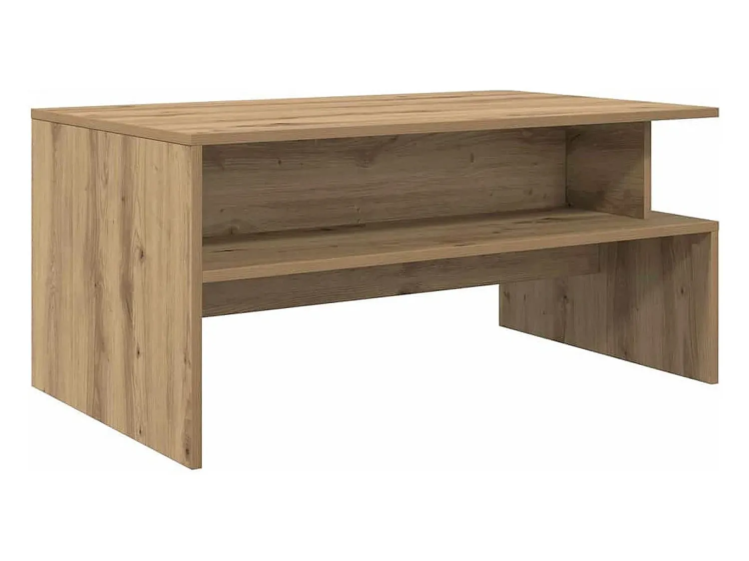 Mesa De Centro* Mesa de centro | Mesa de apoio carvalho artisiano 90x55x42.5 cm Castanho