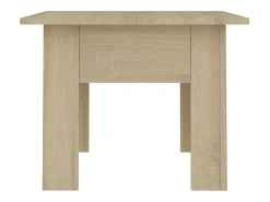 Outlet Mesa de centro | Mesa de apoio 55x55x42 cm aglomerado cor carvalho sonoma Castanho