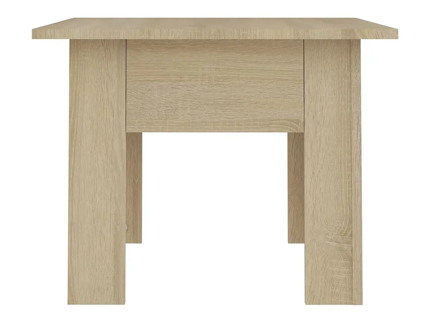 Outlet Mesa de centro | Mesa de apoio 55x55x42 cm aglomerado cor carvalho sonoma Castanho