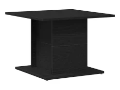 Mesa De Centro| Mesa de centro | Mesa de apoio Carvalho 55.5x55.5x40 cm Preto
