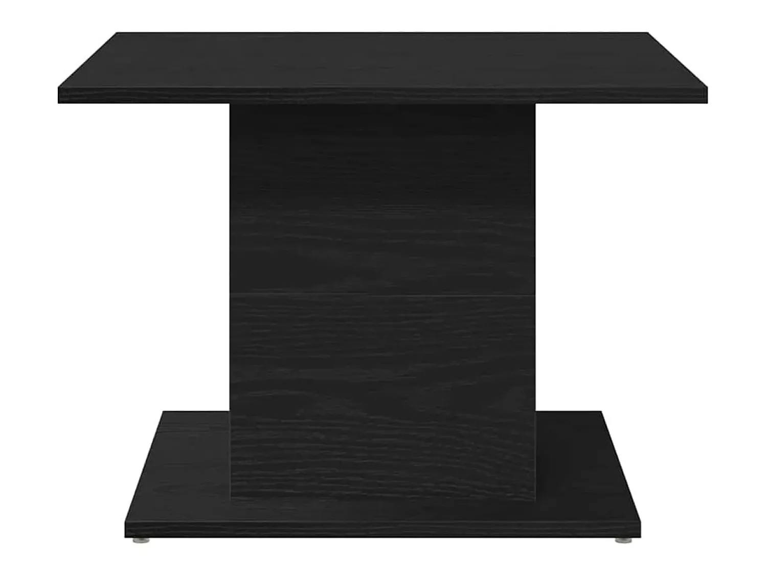 Mesa De Centro| Mesa de centro | Mesa de apoio Carvalho 55.5x55.5x40 cm Preto