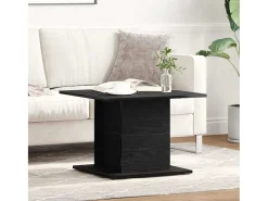 Mesa De Centro| Mesa de centro | Mesa de apoio Carvalho 55.5x55.5x40 cm Preto
