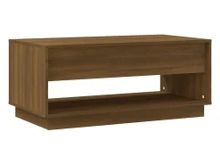 Mesa de centro | Mesa de apoio 102.5x55x44 cm derivados madeira carvalho^ Mesa De Centro