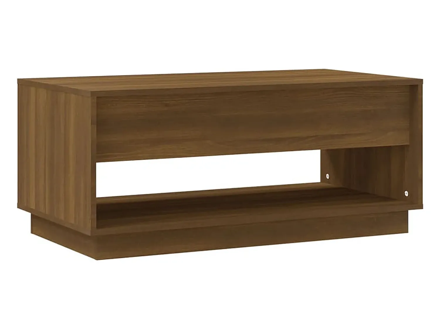 Mesa de centro | Mesa de apoio 102.5x55x44 cm derivados madeira carvalho^ Mesa De Centro
