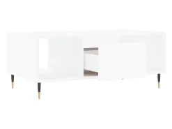 Mesa De Centro* Mesa de centro | Mesa de apoio 90x50x36.5 cm derivados de madeira Branco